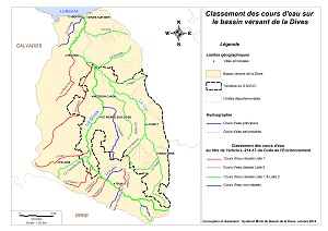 Classement des cours d’eau sur le bassin versant de la Dives 
